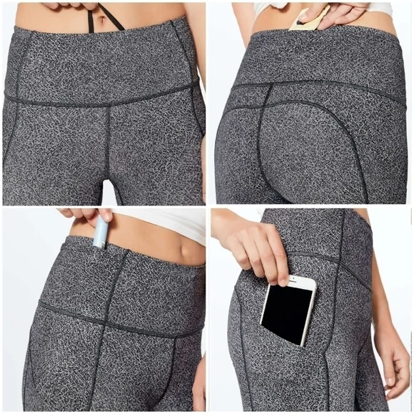 Lululemon Fast & Free Crop II Nulux Leggings 19" Inseam Starlight Black - Picture 2 of 9